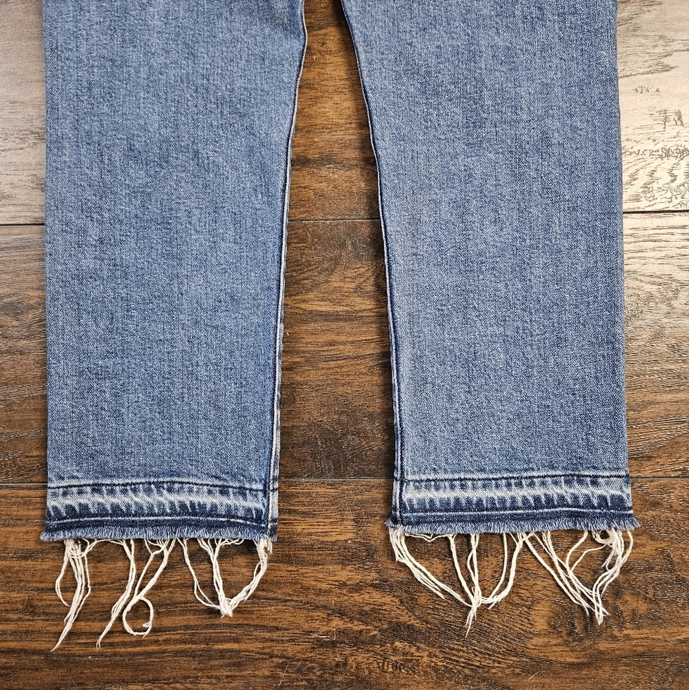 Alice + Olivia Amazing High Rise Girlfriend Slim Best Intentions Jeans Size 28 - Picture 10 of 13